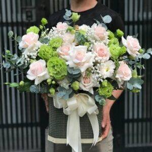 giỏ hoa nhỏ nhắn