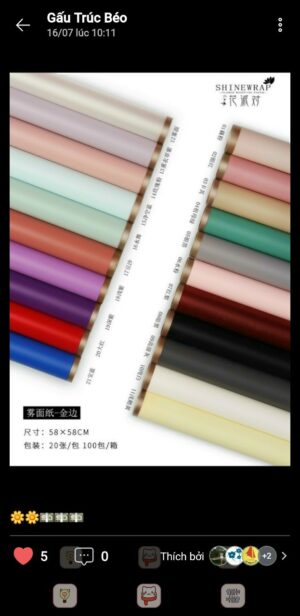 giấy bóng mờ viền