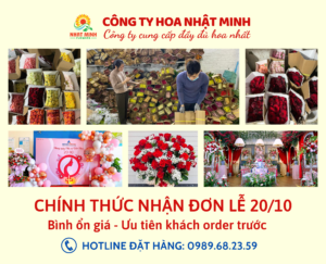 CHÍNH THỨC NHẬN ĐƠN HOA LỄ 20/10 – ĐẶT TRƯỚC NGAY HÔM NAY